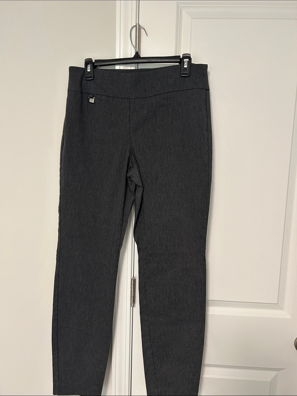 Alfani Charcoal Gray Ponte Skinny Pants